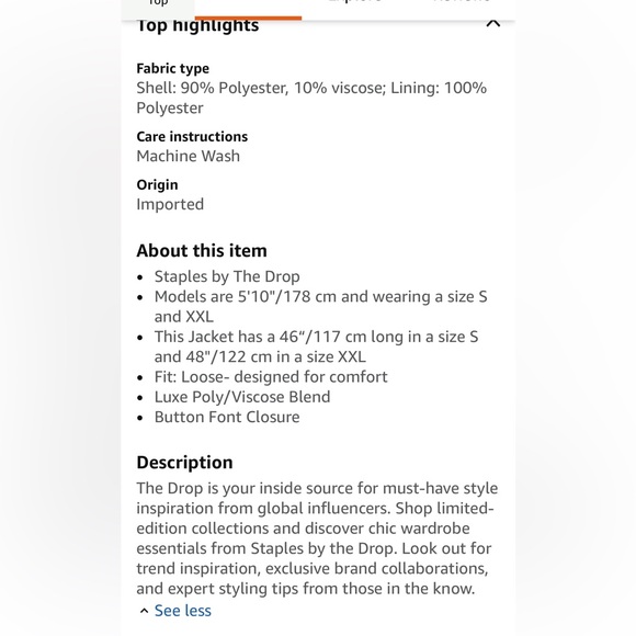 The Drop Liam Loose Women's Burgundy Over Coat - Picture 4 of 4